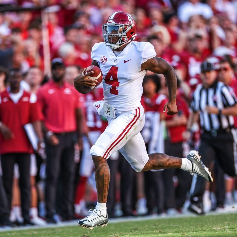Jalen Milroe vs Arkansas Uof Alabama Twitter Alabama News