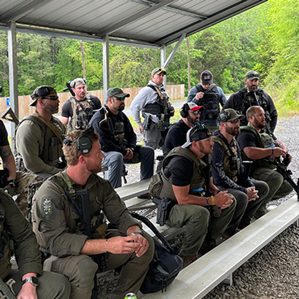 Jared Hudson instructs trainees Photo by Will Blakely Alabama News
