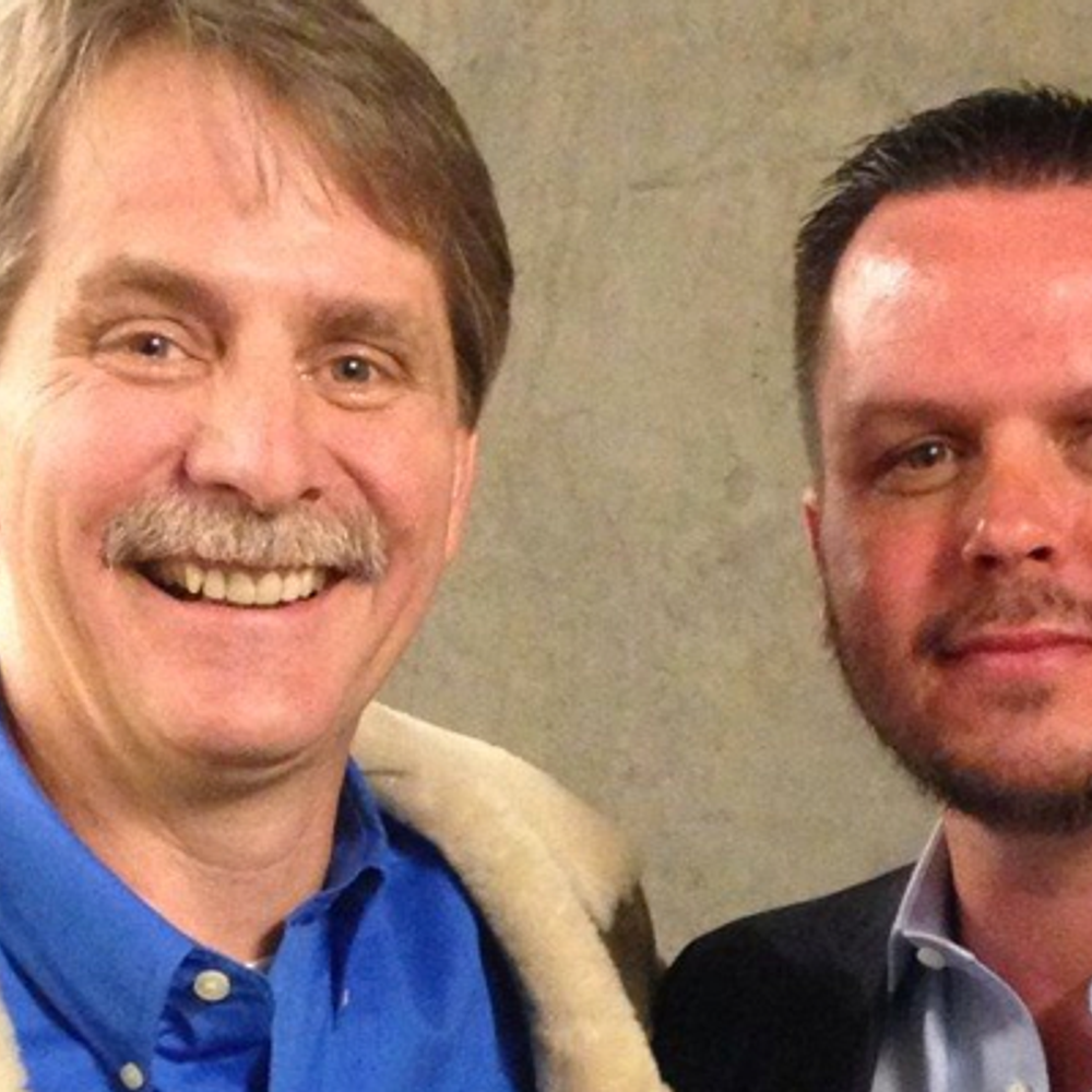 Jody Fuller right and Jeff Foxworthy left Photo from Jody Fullers website Alabama News