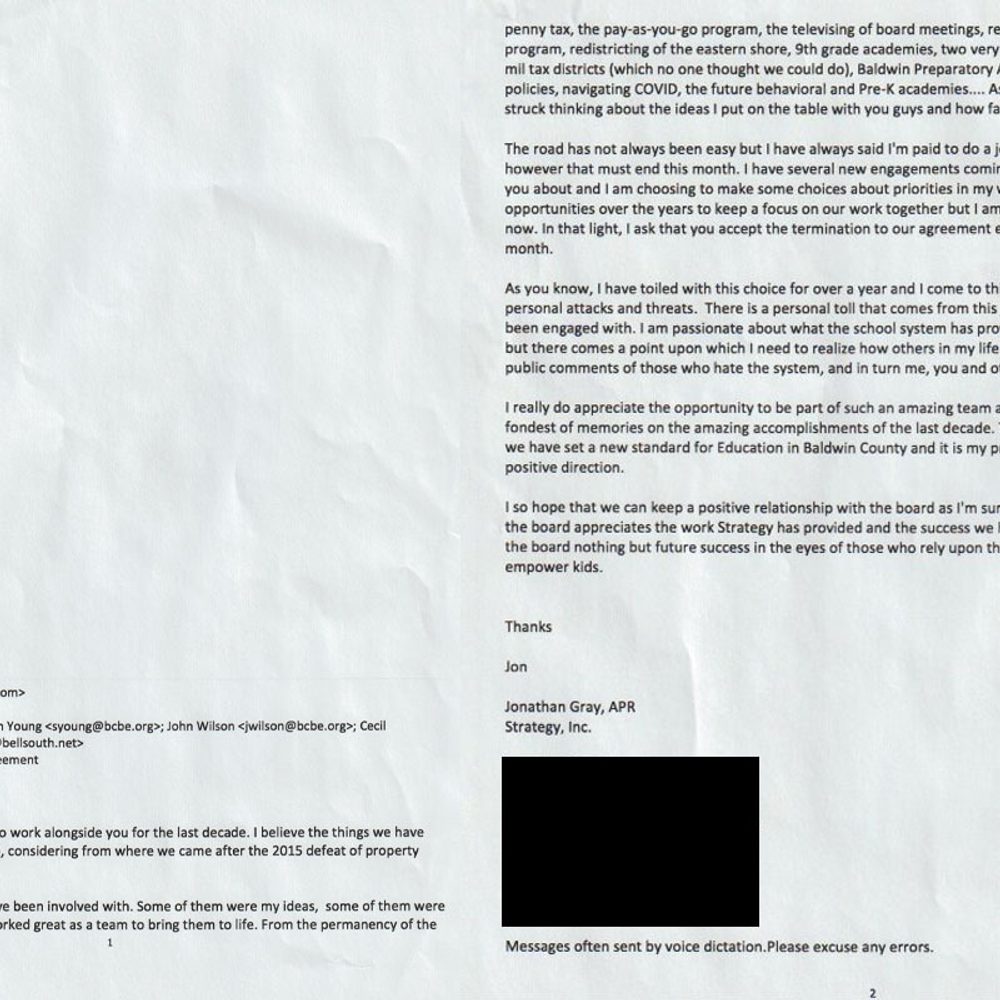 Jon Gray Email Alabama News