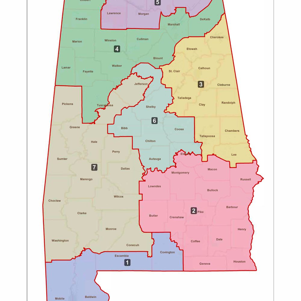 Livingston Congressional Plan 3 2023 Map 2 Alabama News