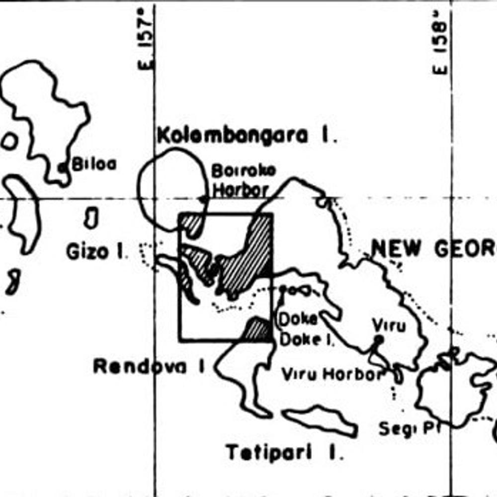 Location of the island in the New Georgia Island Group Photo from Wikipedia Alabama News