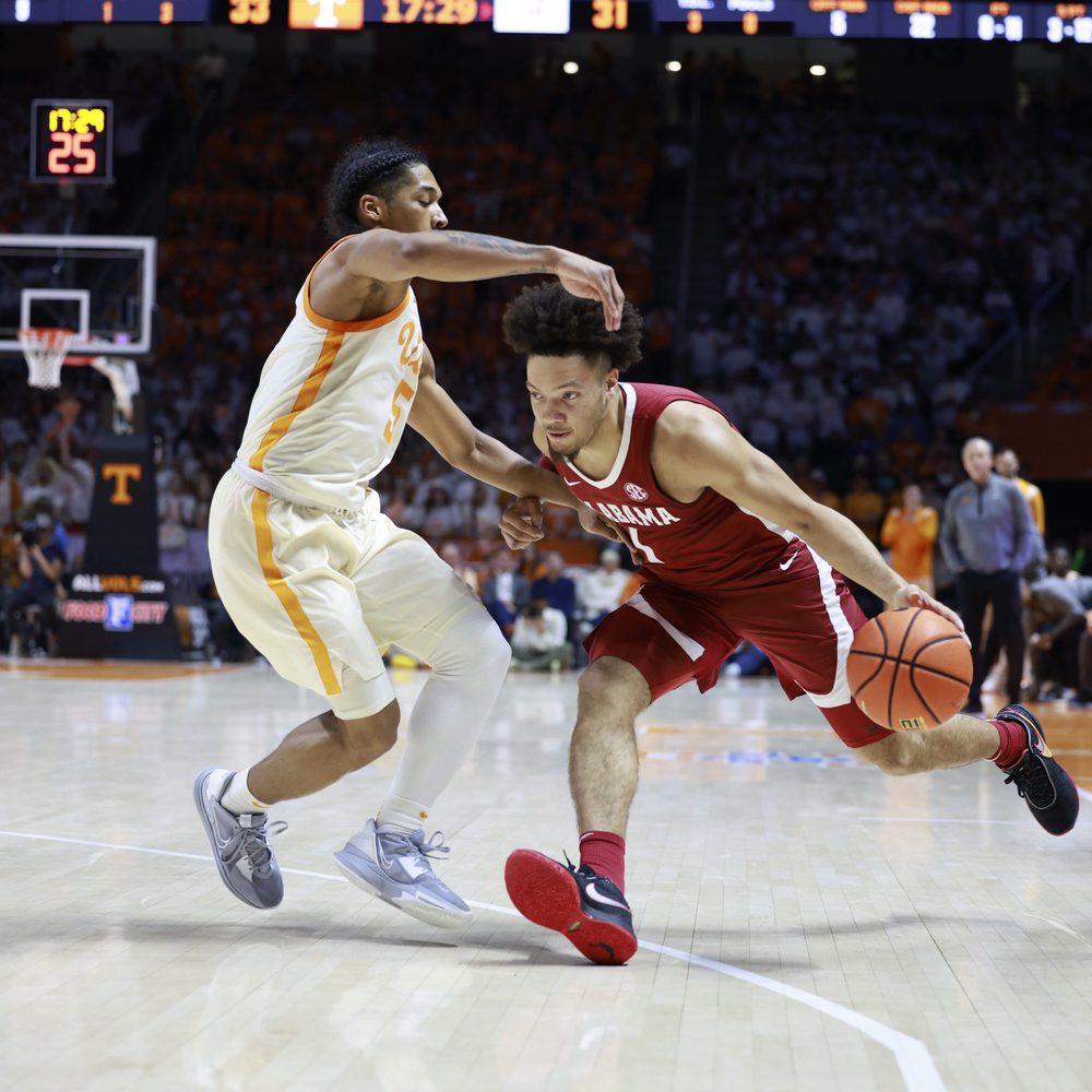 Mark Sears vs Tennessee Alabama MBB Alabama News