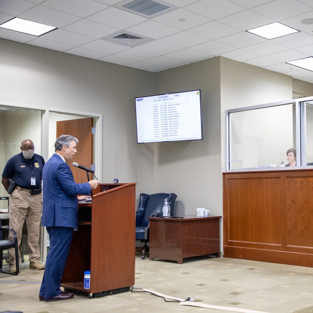 Marshall arguing before the Parole Board Alabama News