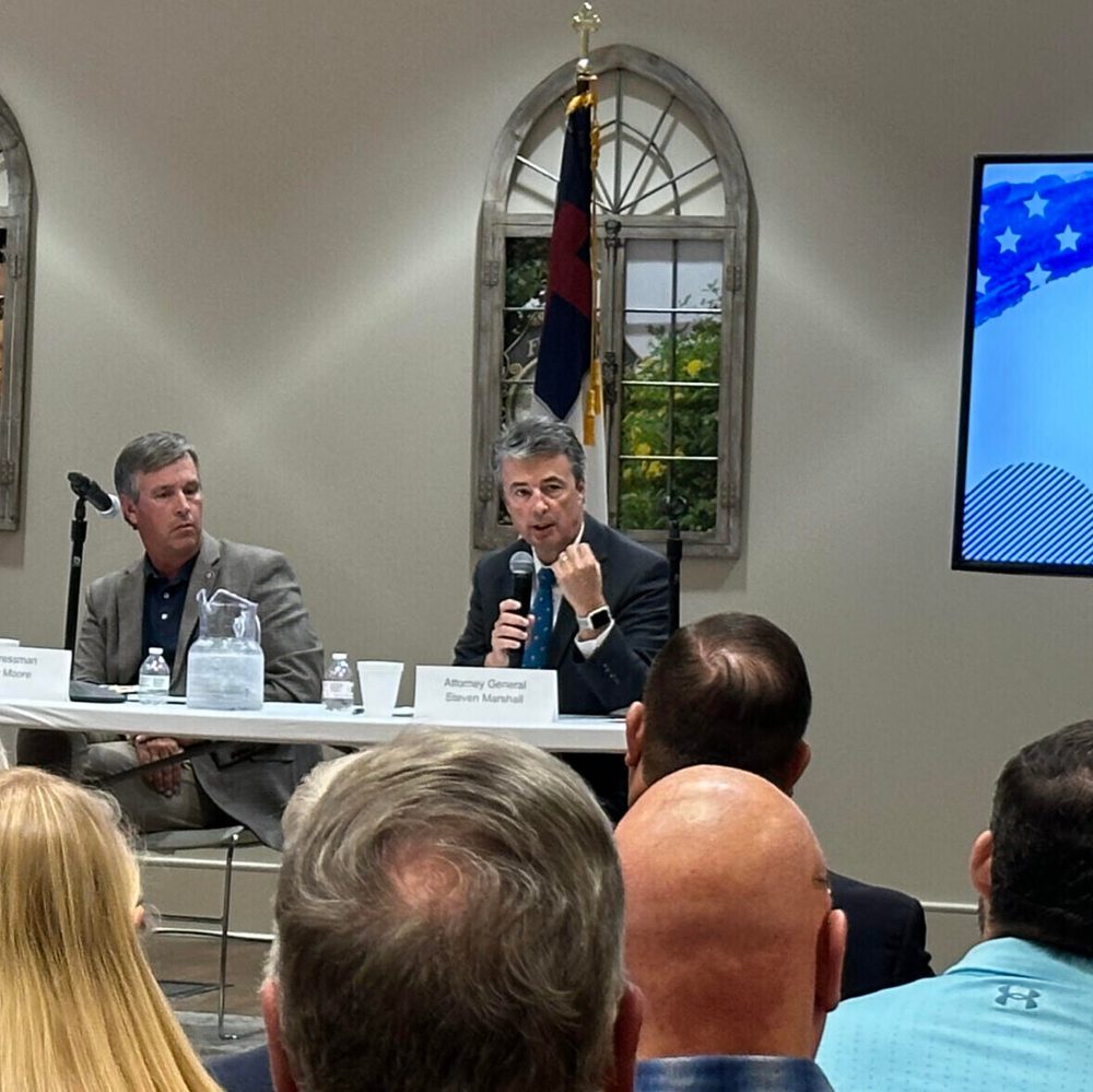 Steve Marshall in Fairhope, 10/21/2024 Alabama News