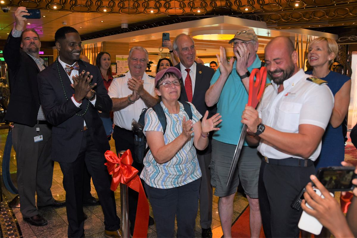 Beth Reno Bon Voyage! Carnival Spirit embarks on first cruise from Mobile Port