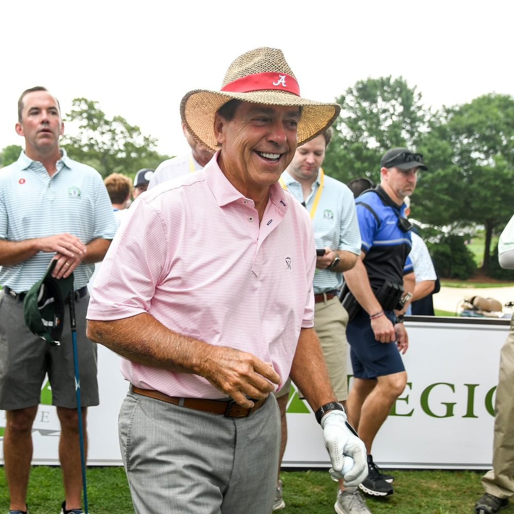 Nick Saban at Regions Tradition Pro Am Alabama News