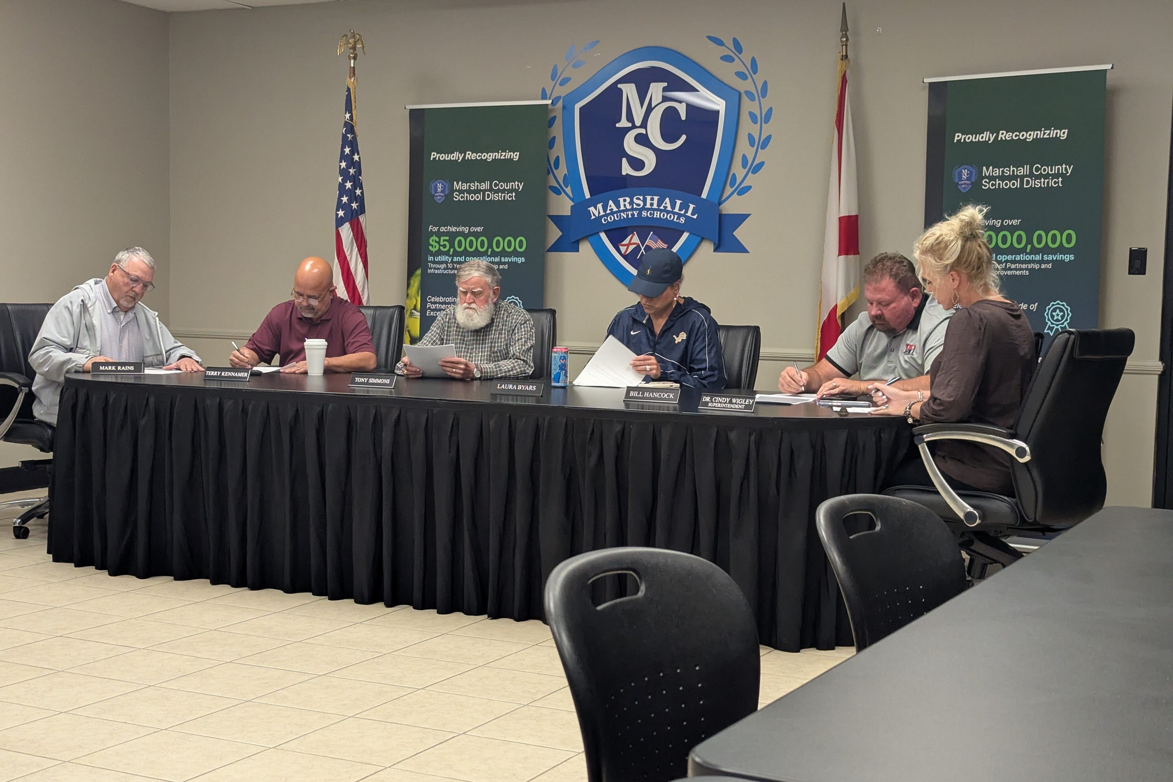 Omitted Sign Incoming superintendent claims Marshall County School Board 'omitted ...