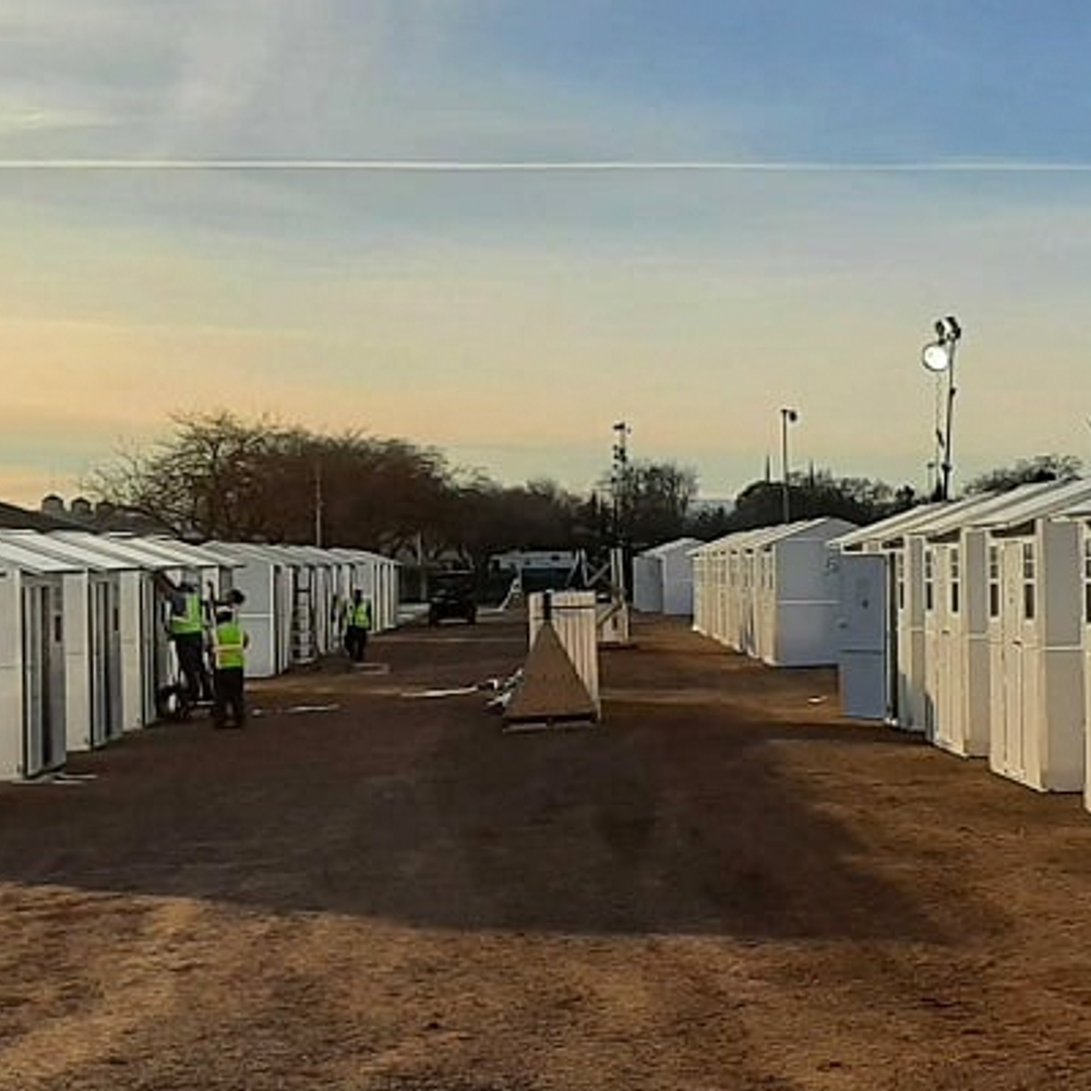 Photo from Pallet Shelters Facebook page Alabama News
