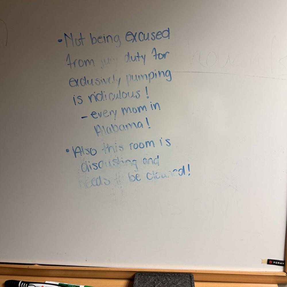 Photo of lactation room Alabama News