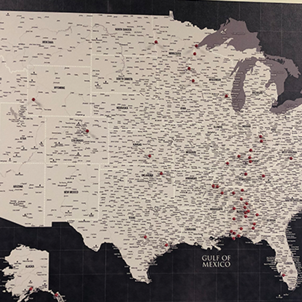 Pies by Mike Map from Lon Worley Alabama News