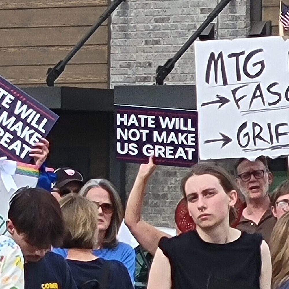 Protest MTG Fascist Grifter, 6/28/2025 Alabama News