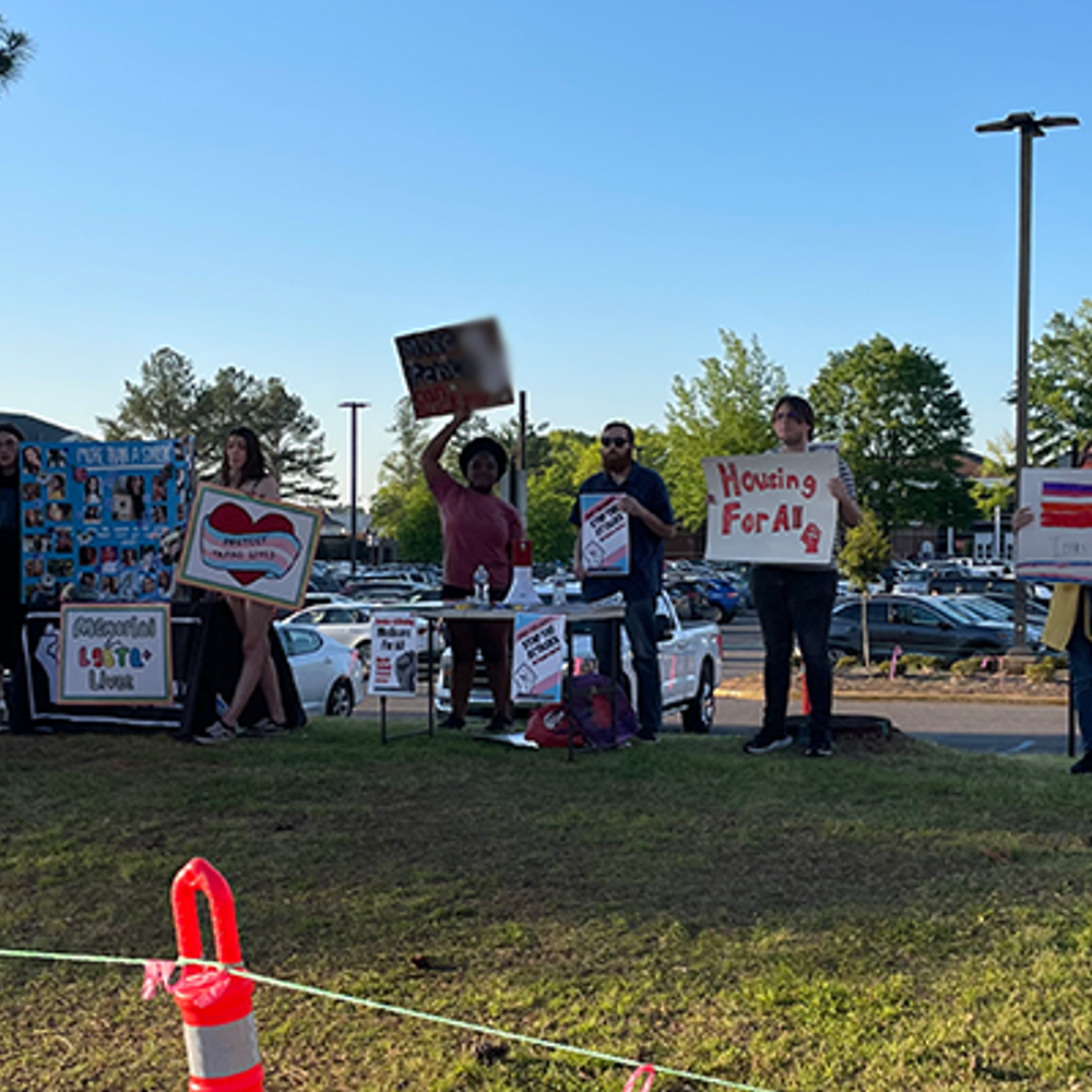 Protest at Mike Pence event Alabama News