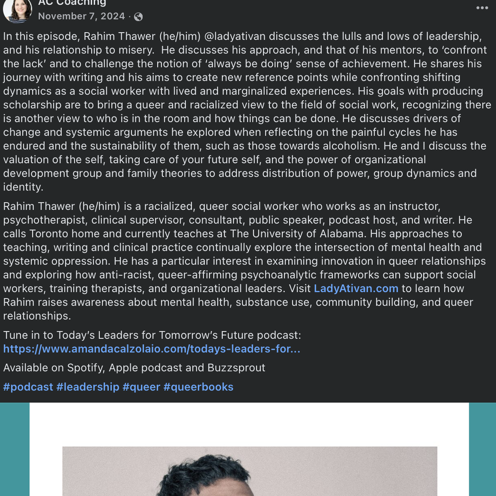 Rahim Thawer Podcast Alabama News