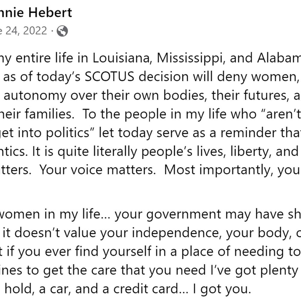 Ronnie Abortion Alabama News