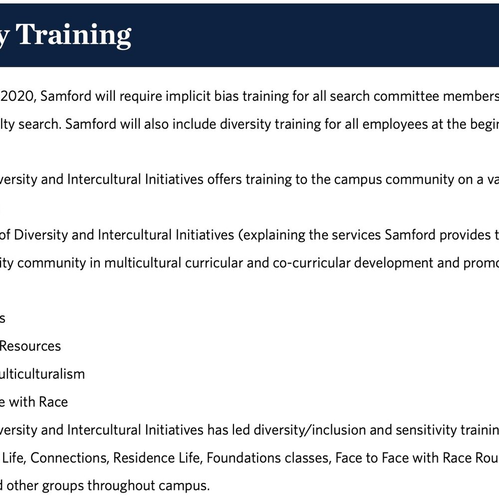 Samford Diversity Training Alabama News