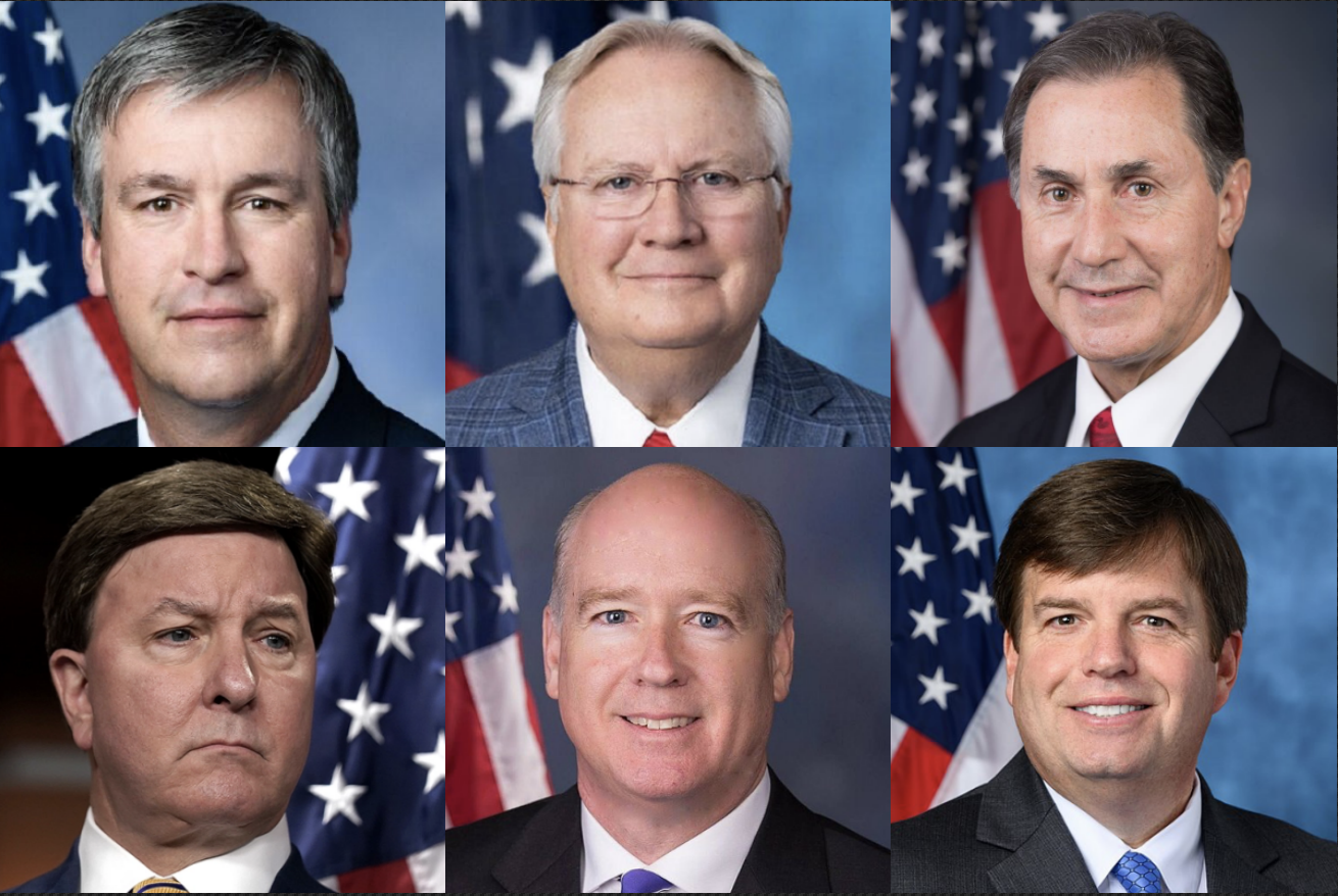 Collage of Alabama GOP congressional delegation