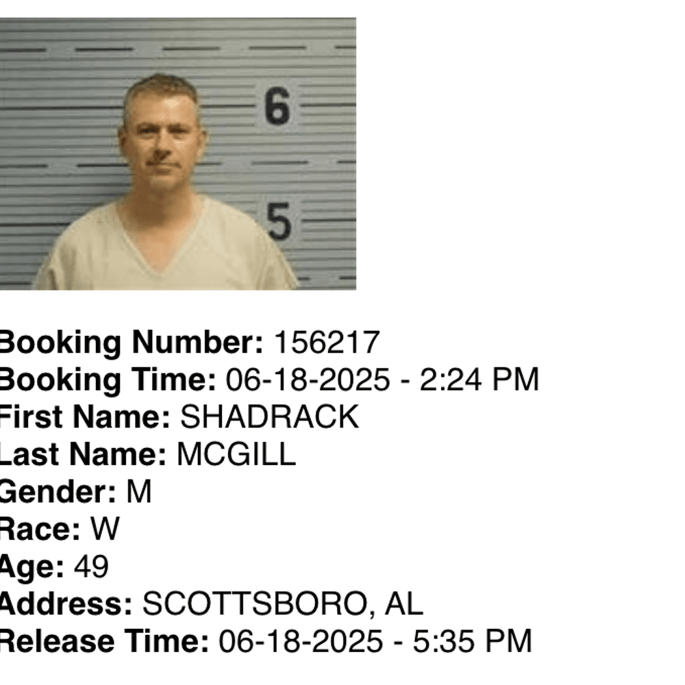 McGill mugshot Alabama News