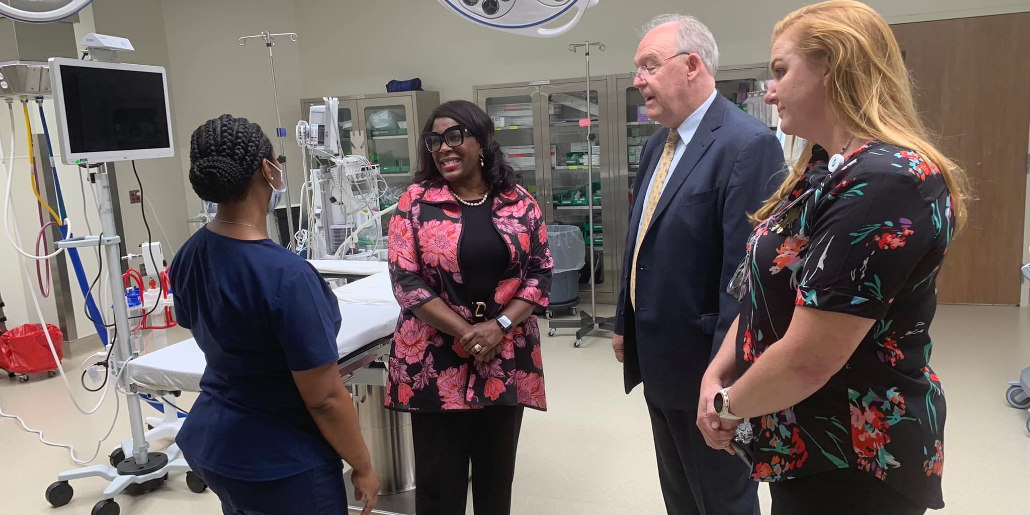 Sewell visits hospital in Thomasville
