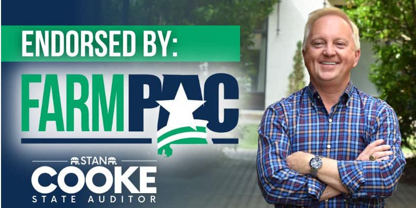 Stan Cooke endorsed by Farm PAC