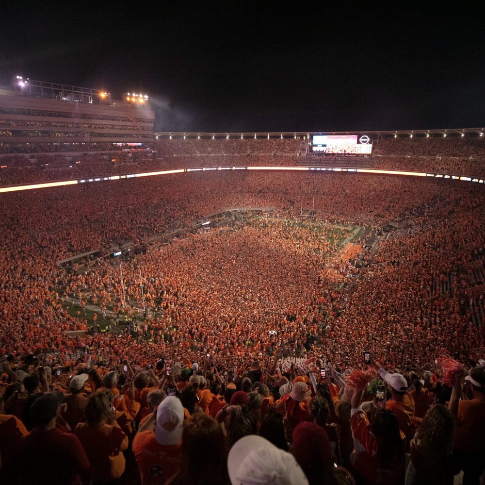 Tennesse Storms Field vs Bama2 Twitter Vol Football Alabama News