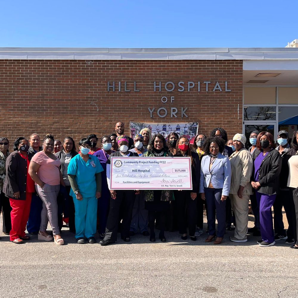 Terri Sewell at Hill Hospital Alabama News