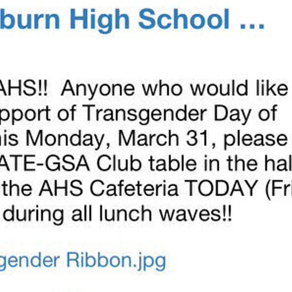 Auburn High School Trans Ribbon Alabama News