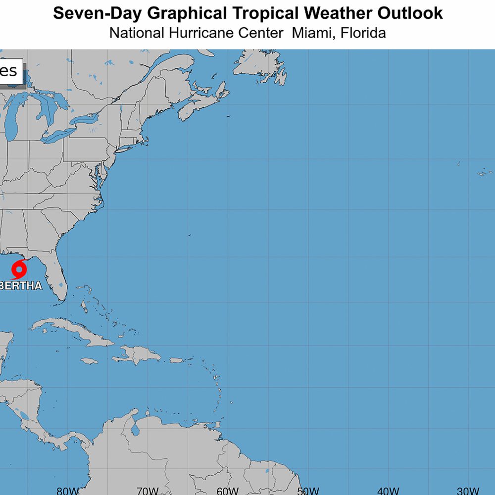 Tropical Storm Bertha Alabama News