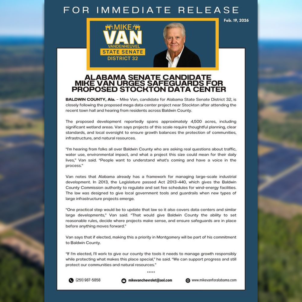 Van statement 1 Alabama News
