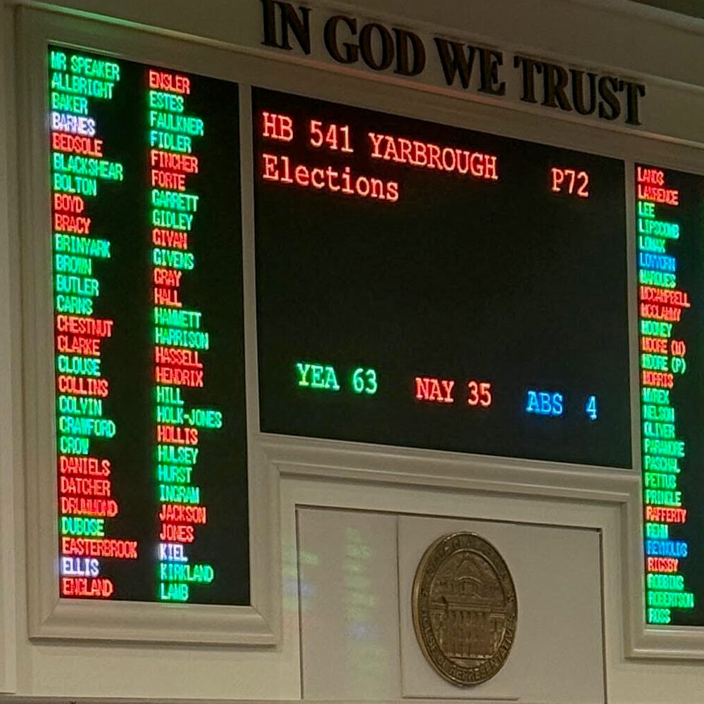 Vote Tally, closed primaries Alabama News