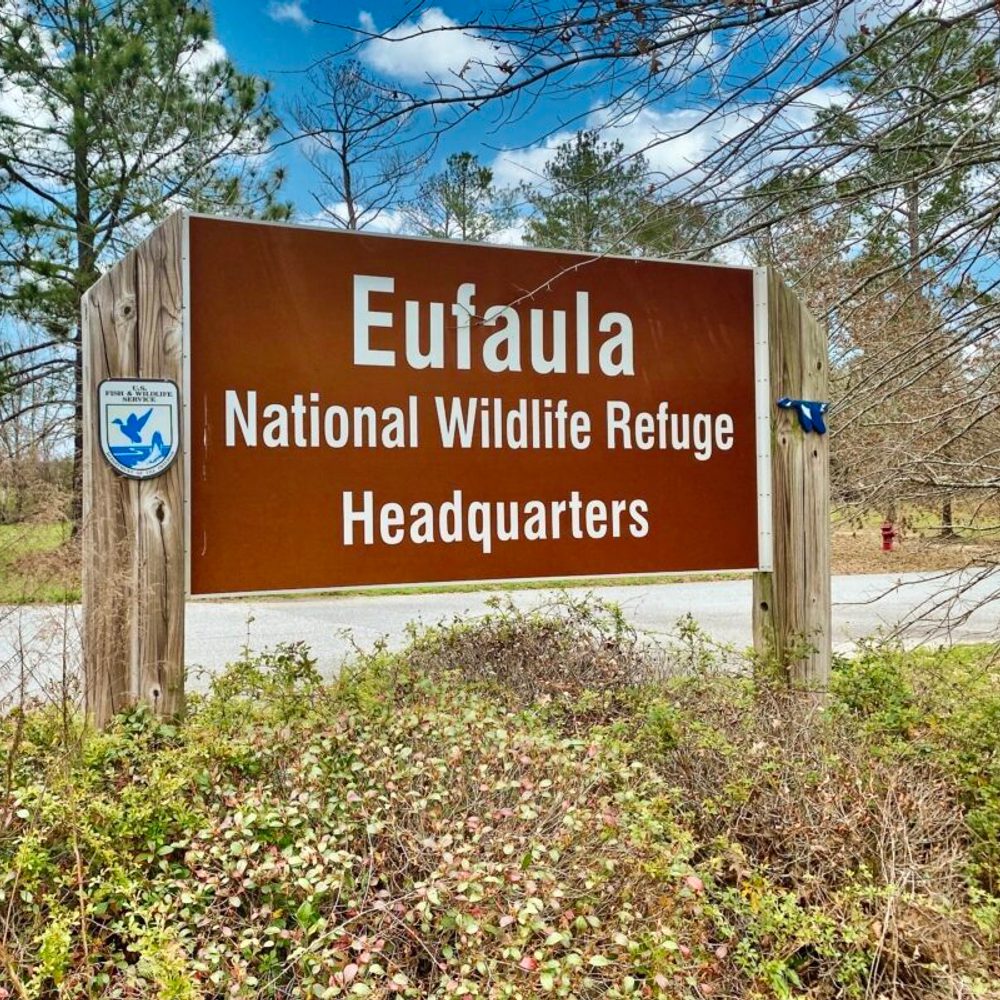 Eufaula National Wildlife Refuge sign Alabama News