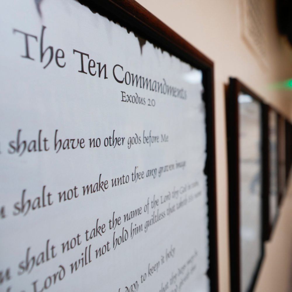 A copy of the 10 Commandments Alabama News