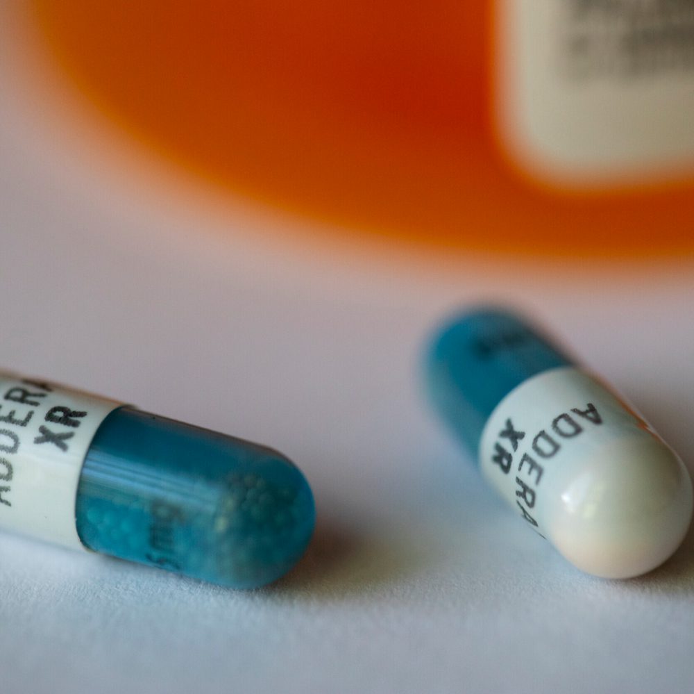 Adderall XR capsules are displayed on Friday, Feb. 24, 2023. (AP Photo/Jenny Kane) Alabama News