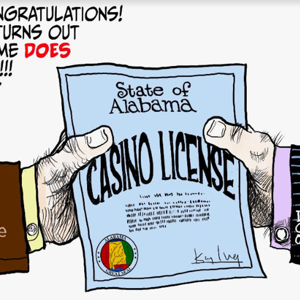 Alabama political news casino cartoon Alabama News