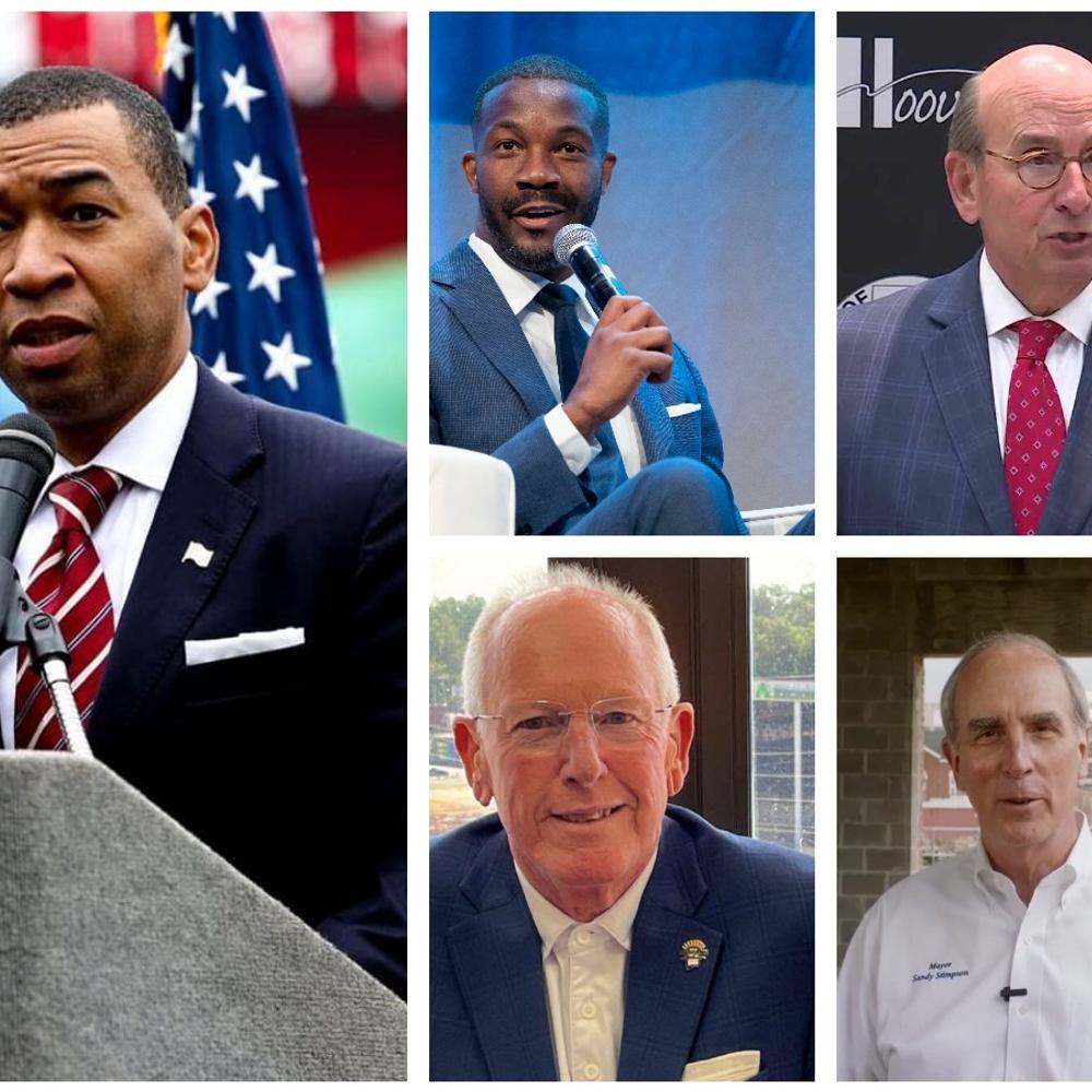 collage of 5 mayors Alabama News