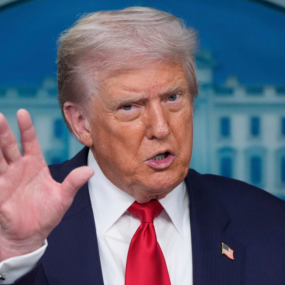 President Donald Trump speaks with reporters in the James Brady Press Briefing Room at the White House, Monday, Aug. 11, 2025, in Washington. (AP Photo/Alex Brandon) Alabama News