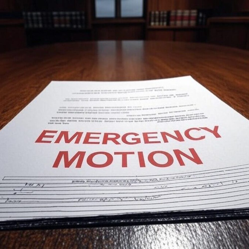 Emergency Motion red letters grok Alabama News