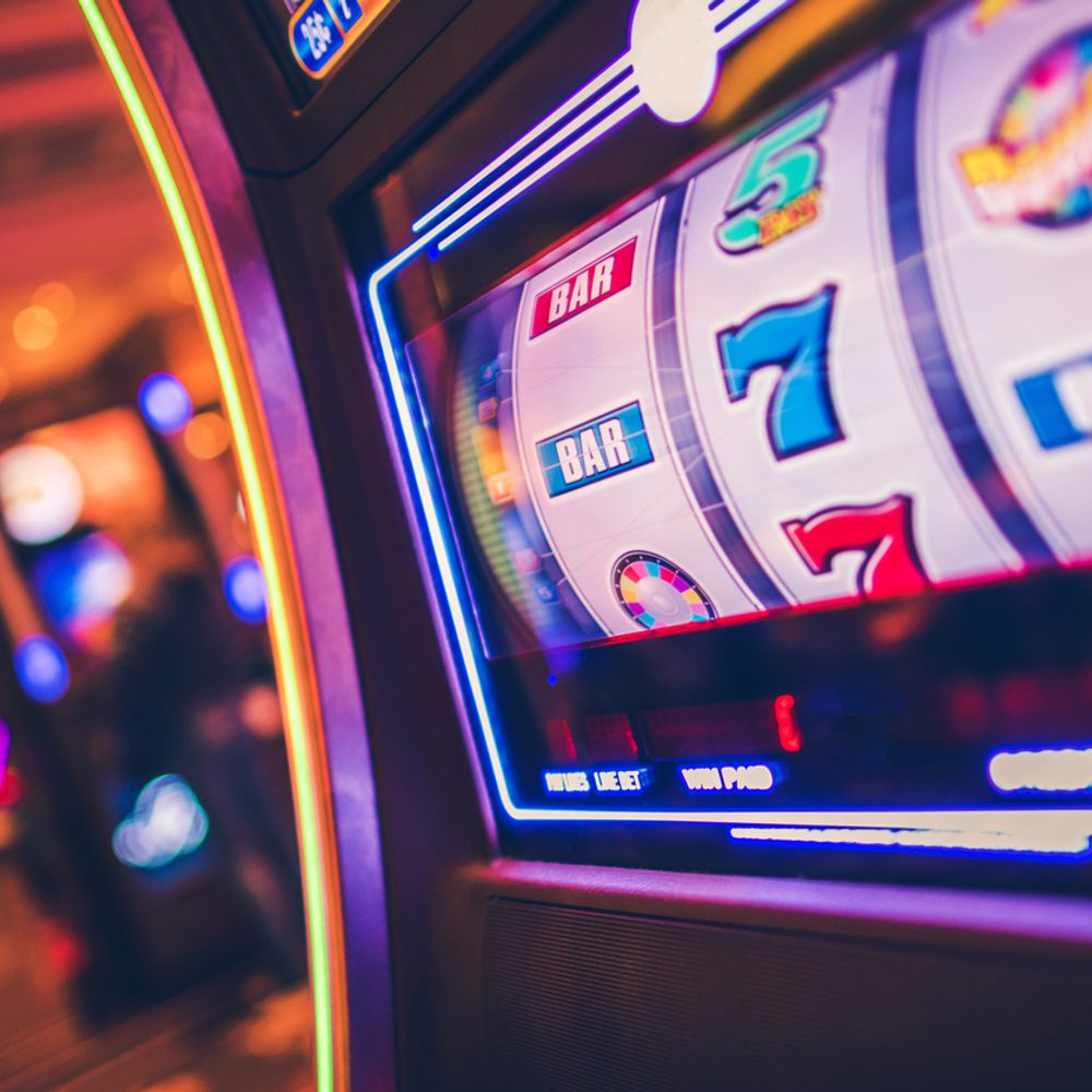 Slot Machine Rolling Drums stock photo Alabama News