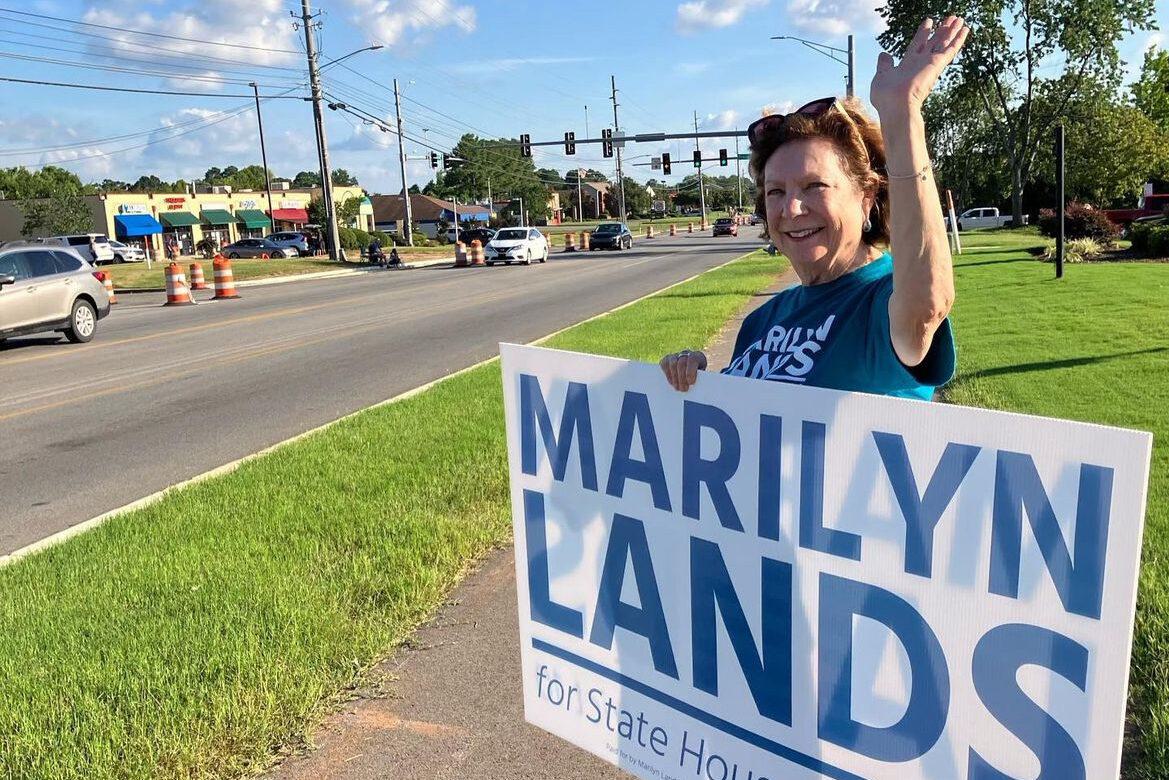 marilyn lands campaigning