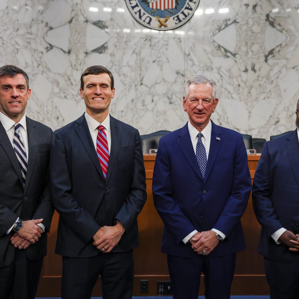 Tuberville posing with three judicial nominees Alabama News
