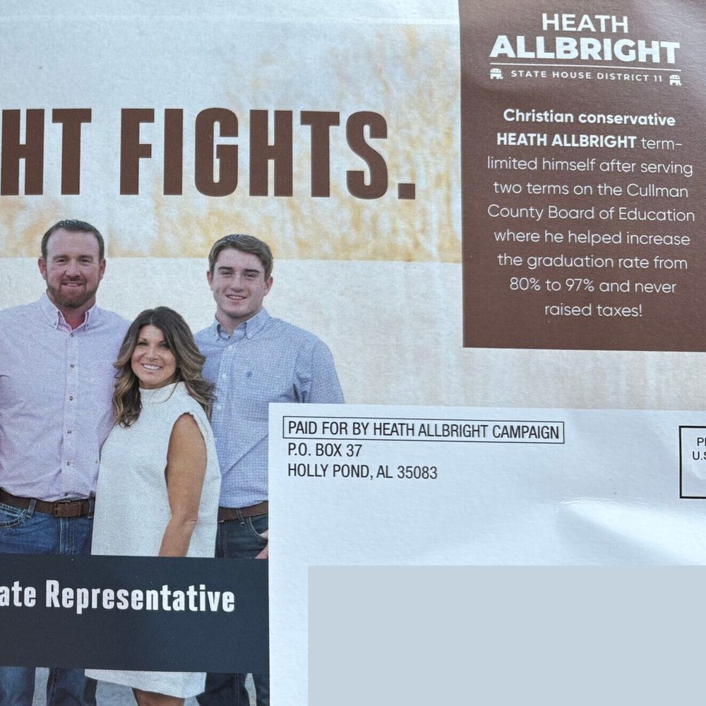 Allbright mailer Alabama News