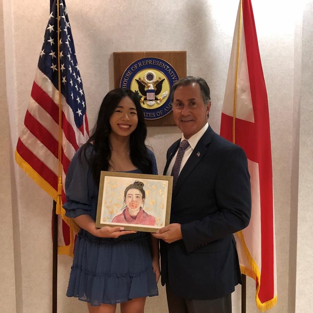 Lynzie Liddell with Gary Palmer Alabama News