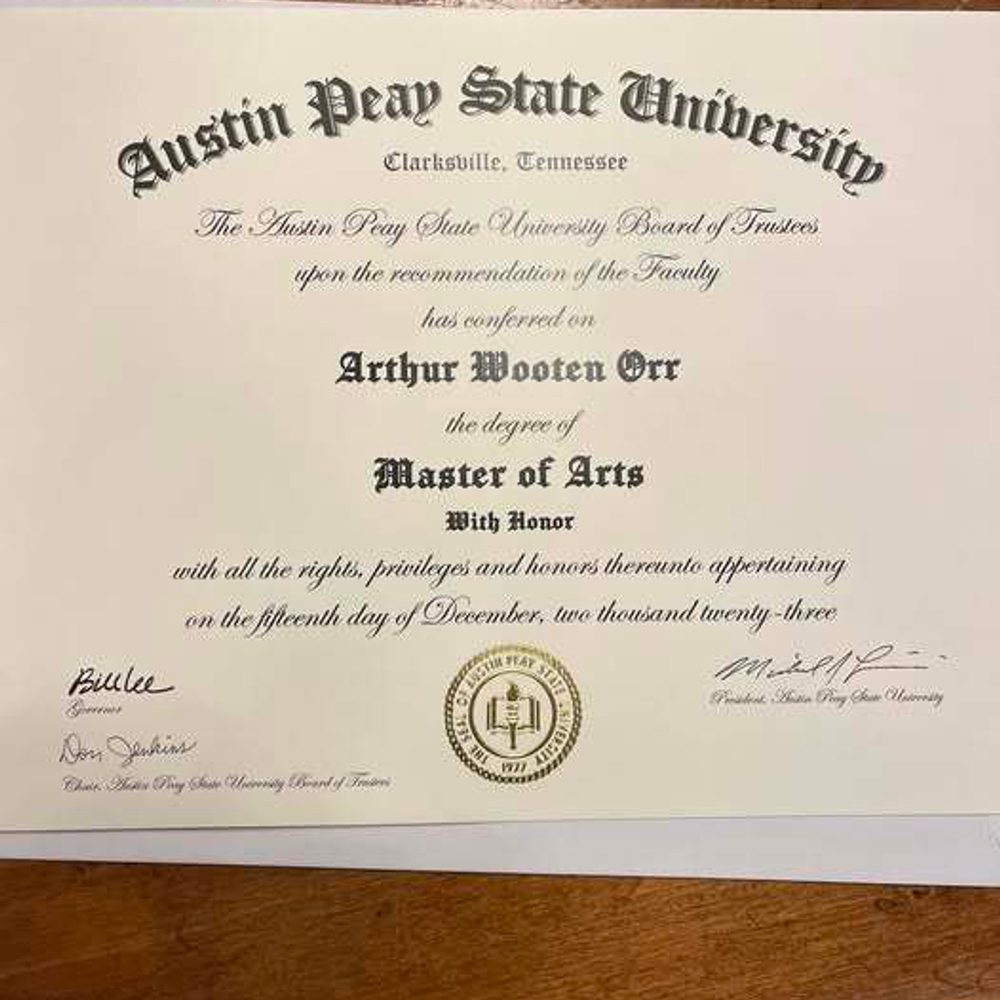 Arthurorrdegree Alabama News