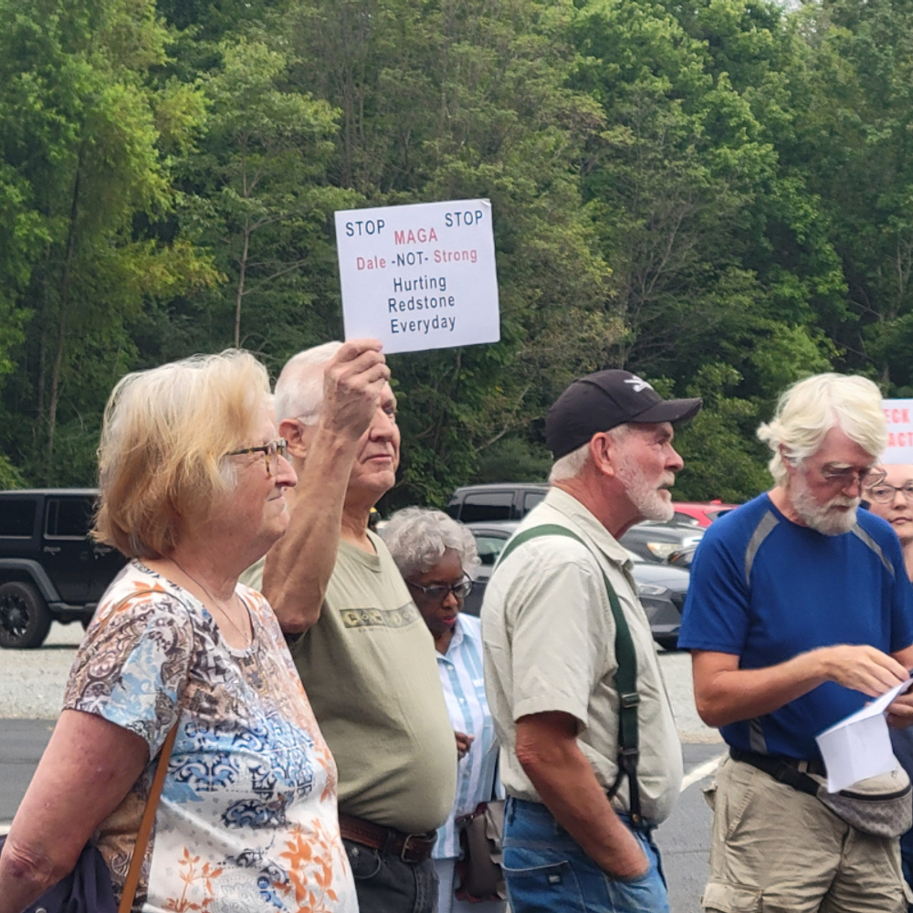 Stop MAGA Dale NOT Strong Sign protest Alabama News