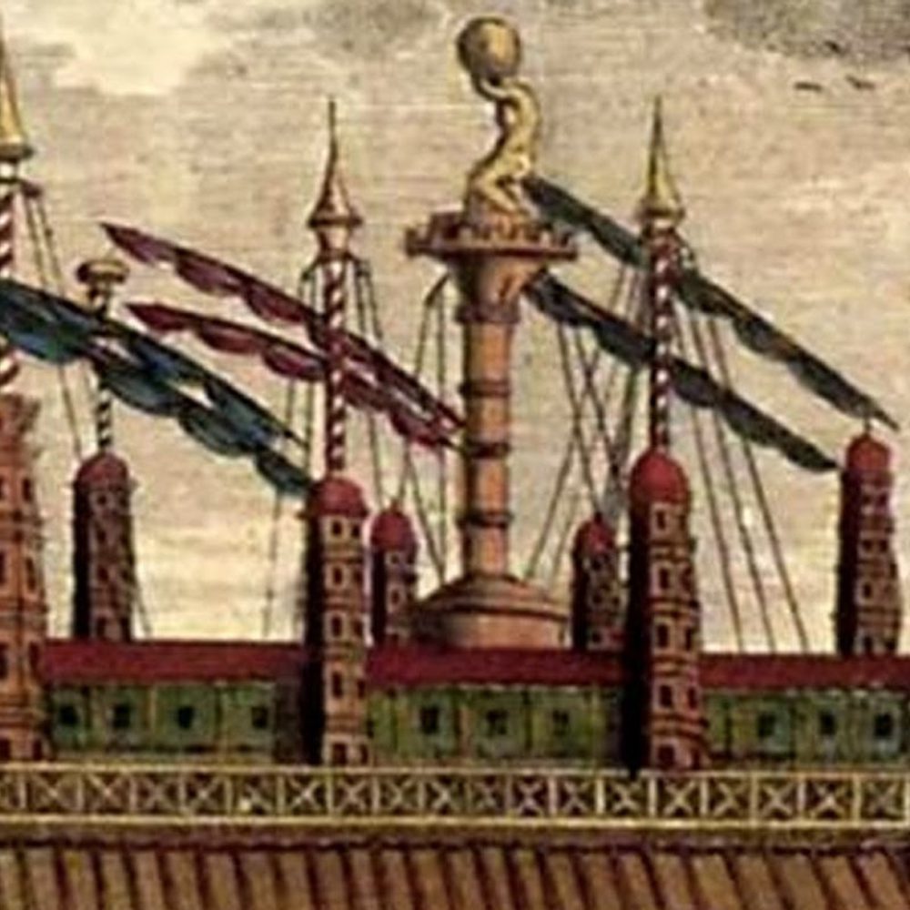 Facebook crop of syracusia which Archimedes moved by himself with pulleys thehistorianshut com Alabama News