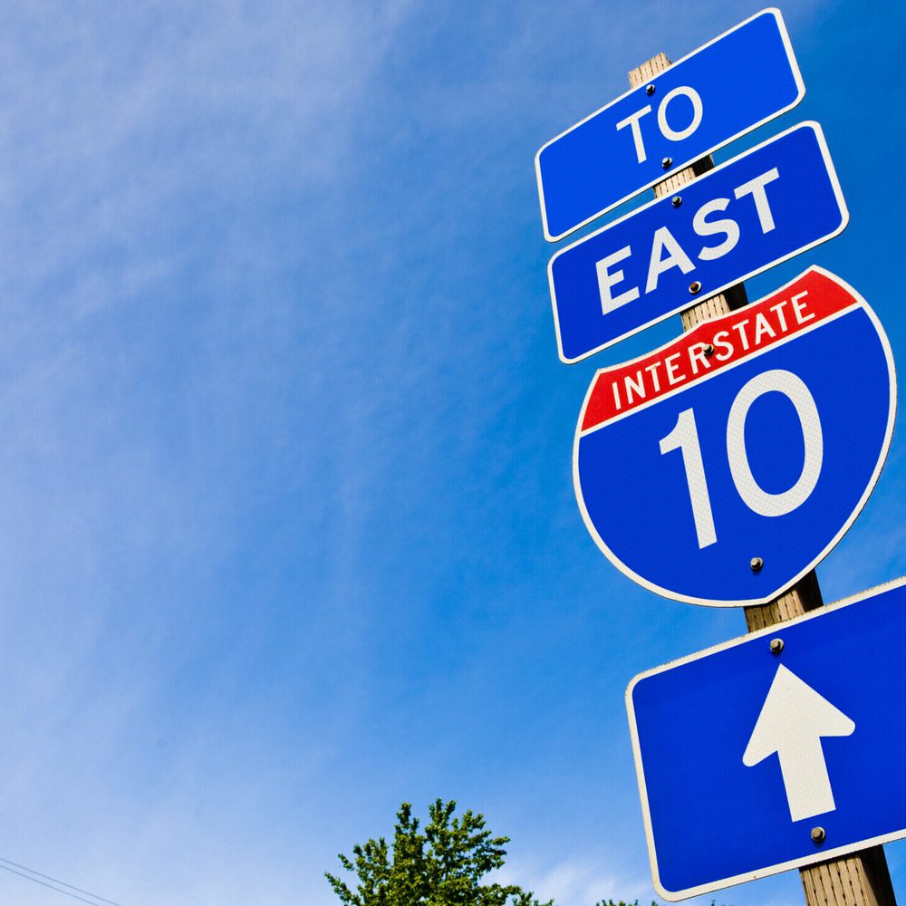 Interstate 10 sign Alabama News
