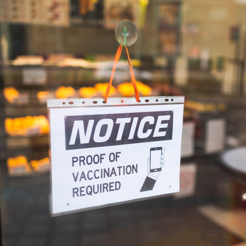 vaccine proof sign Alabama News