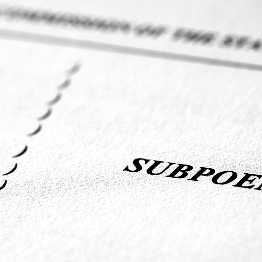 Subpoena Alabama News