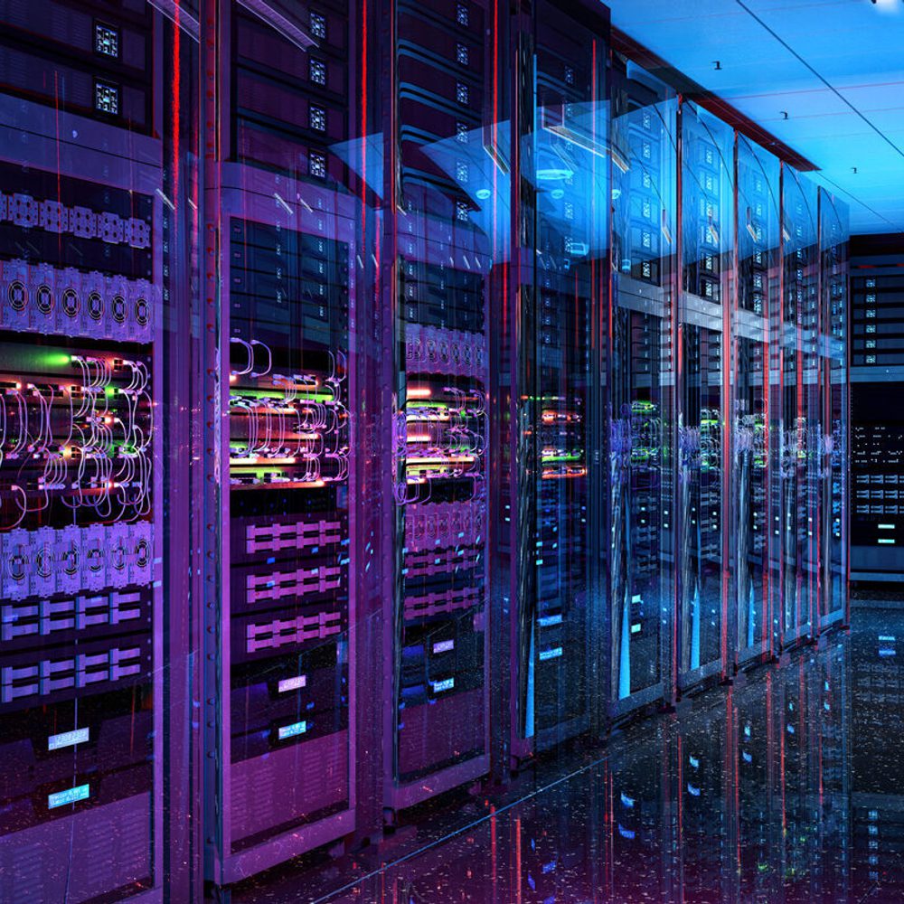 Data center server racks. IT modern hardware server room, data storage center, database information system. Hosting, it data backup, computing technology service, network security, supercomputers, 3D stock photo Alabama News
