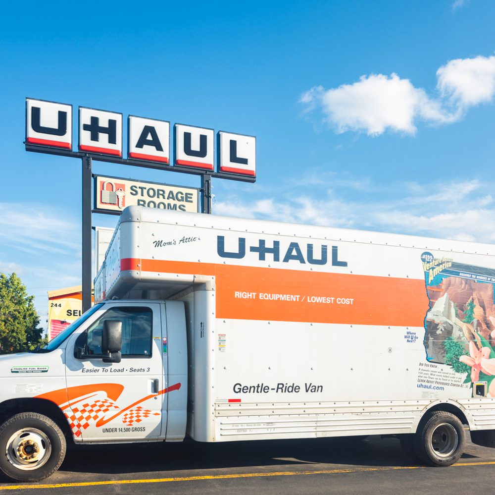 U-Haul Truck and Signage stock photo Alabama News